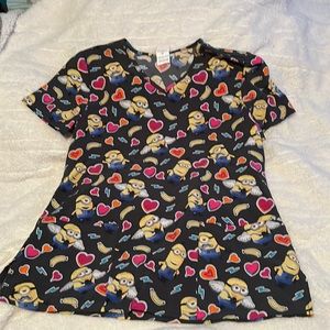 Minion scrub top